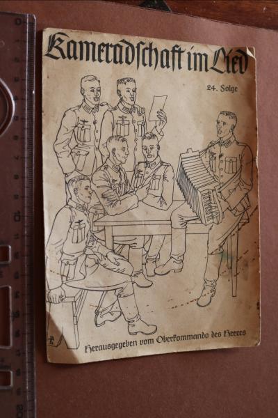 Faltblatt Lieder  - Kameradschaft im Lied 24. Folge des OKH